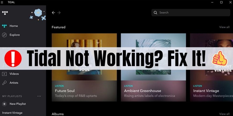 How to Fix Tidal Not Working