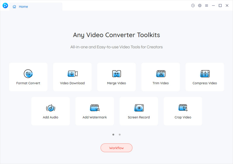 interface of Any Video Converter