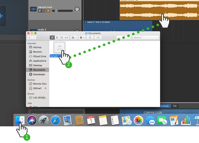 import YouTube Music to garageband