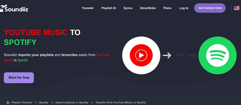 Import youtube music to Spotify using soundiiz